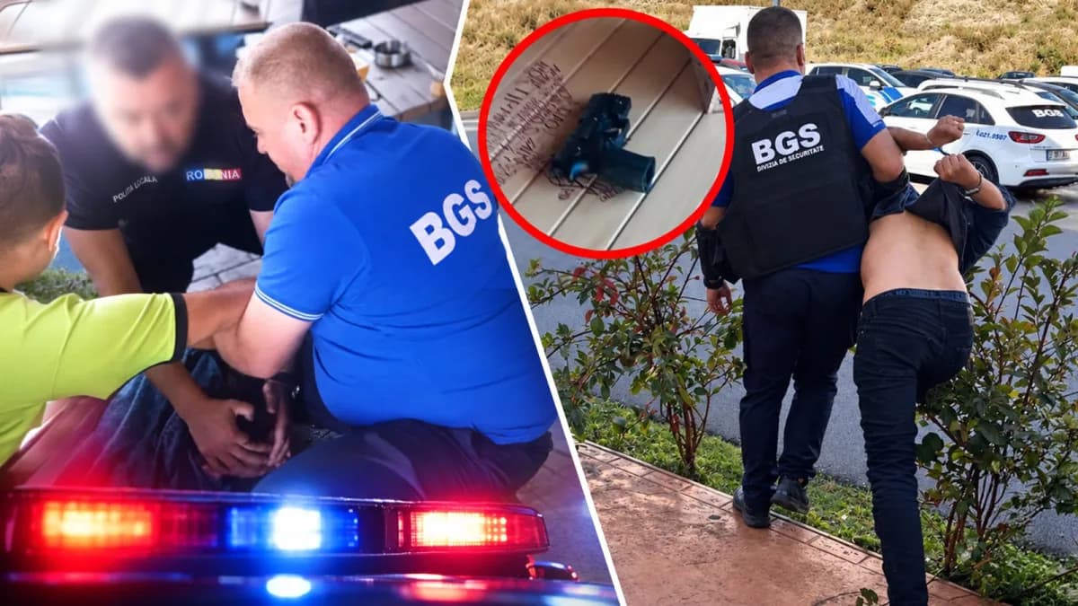 Panică în Cosmopolis: doi bărbați înarmați, opriți de BGS după o amenințare cu pistolul